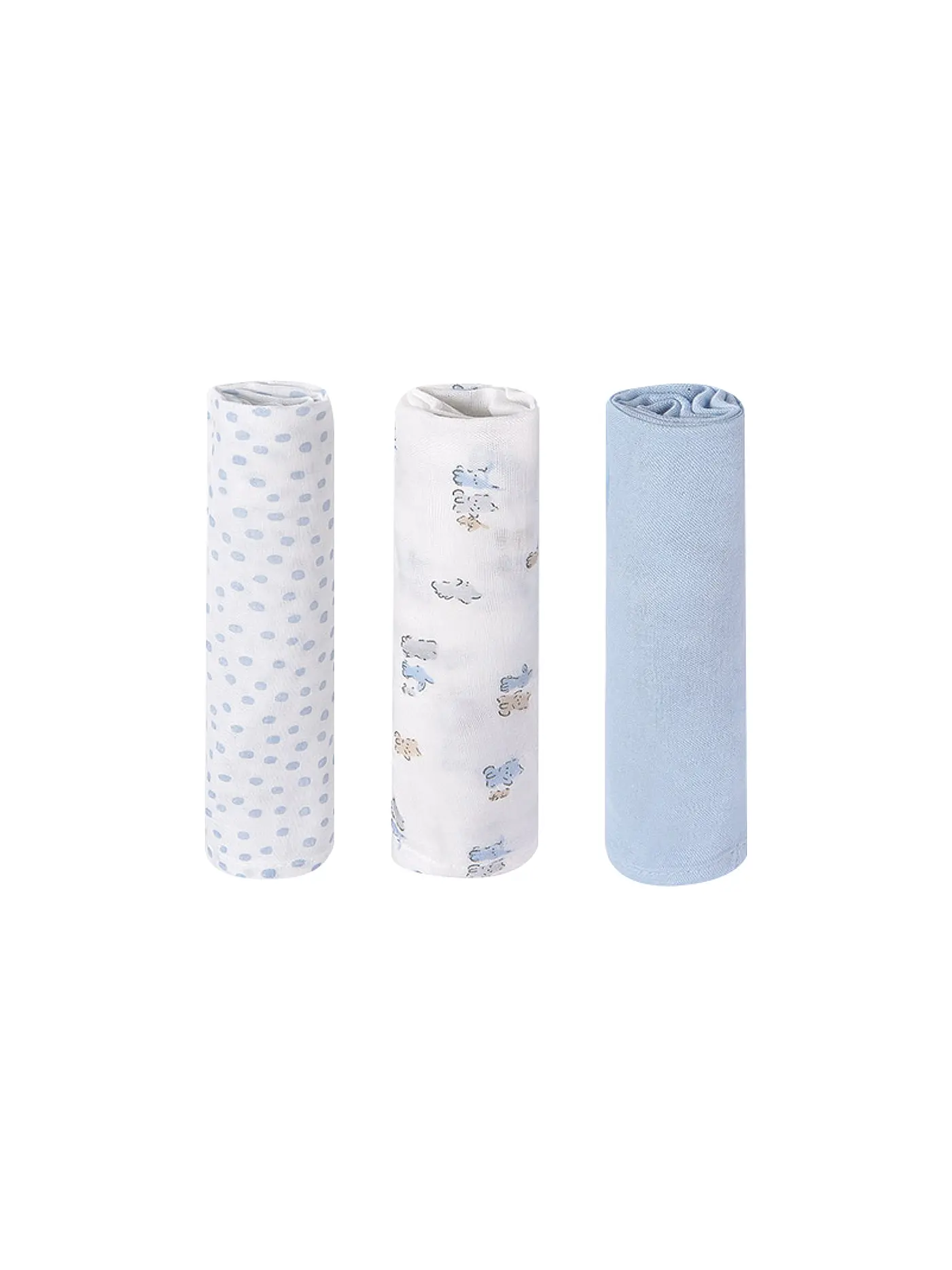 MAYORAL | Baby Stoffwindel - Multuch 3er Pkg. h.blau | 